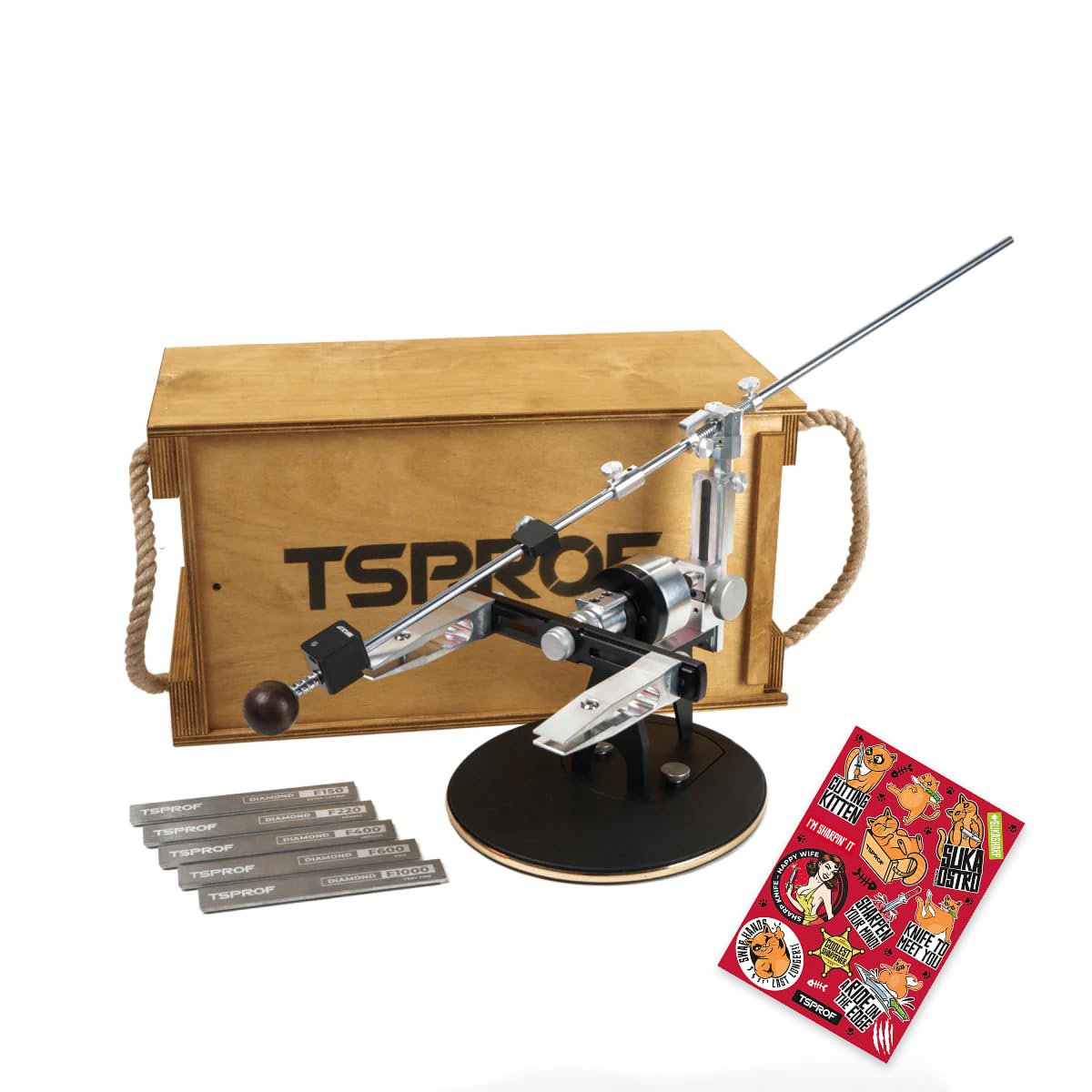 Amazon.com: TSPROF K03 Pro AL Special Sharpening Kit With Angle